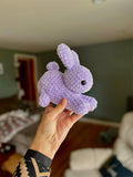 Laying Bunny Amigurumi Plush