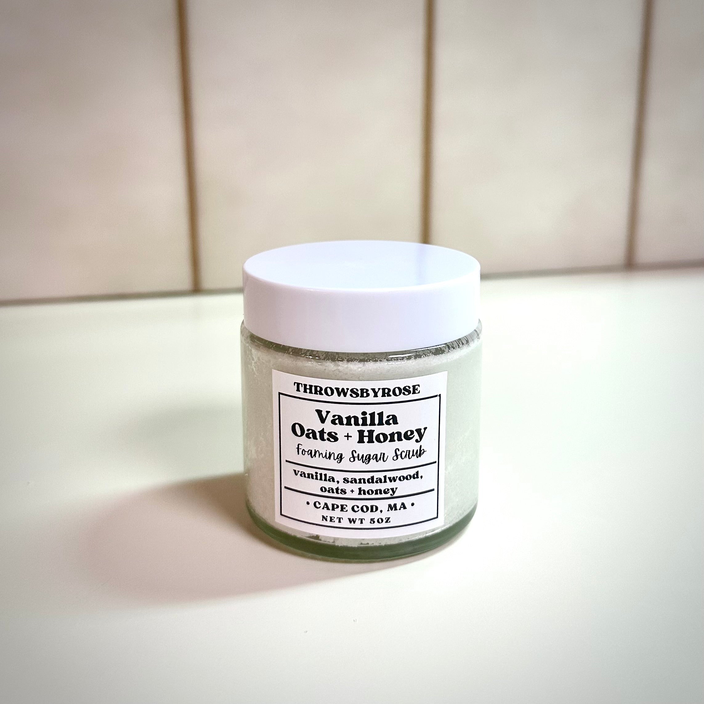 Vanilla Oats + Honey Foaming Sugar Scrub