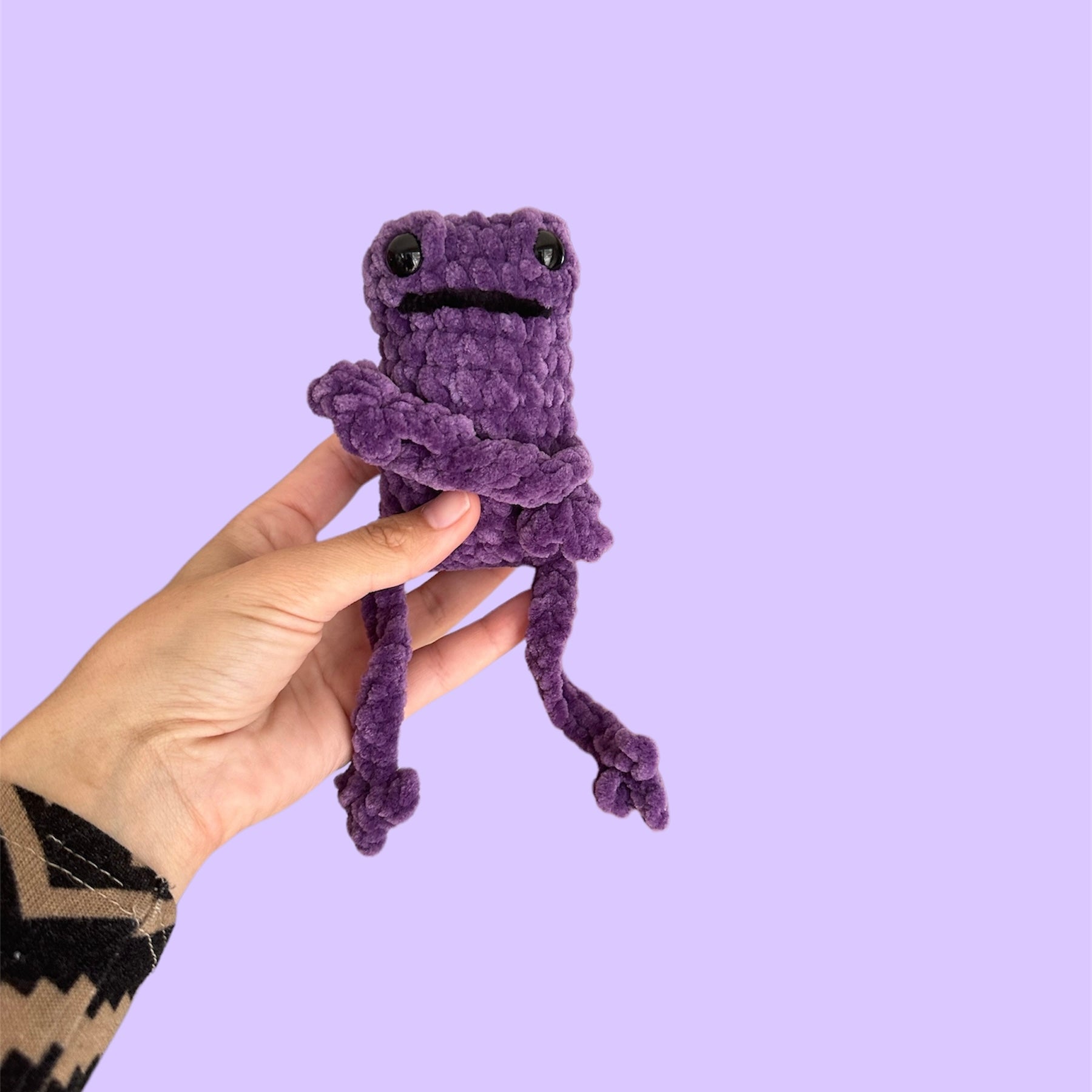 Leggy Froggy Amigurumi Plush