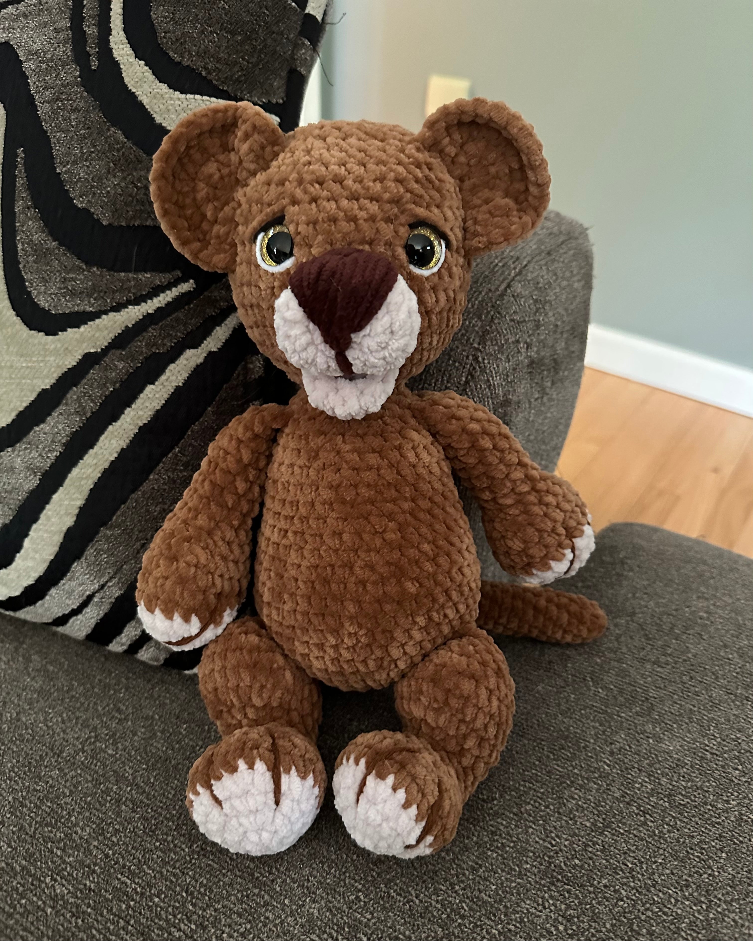 Levi & Lumi Lion/Lioness Amigurumi Plush