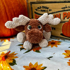 Melvin the Moose Amigurumi Plush
