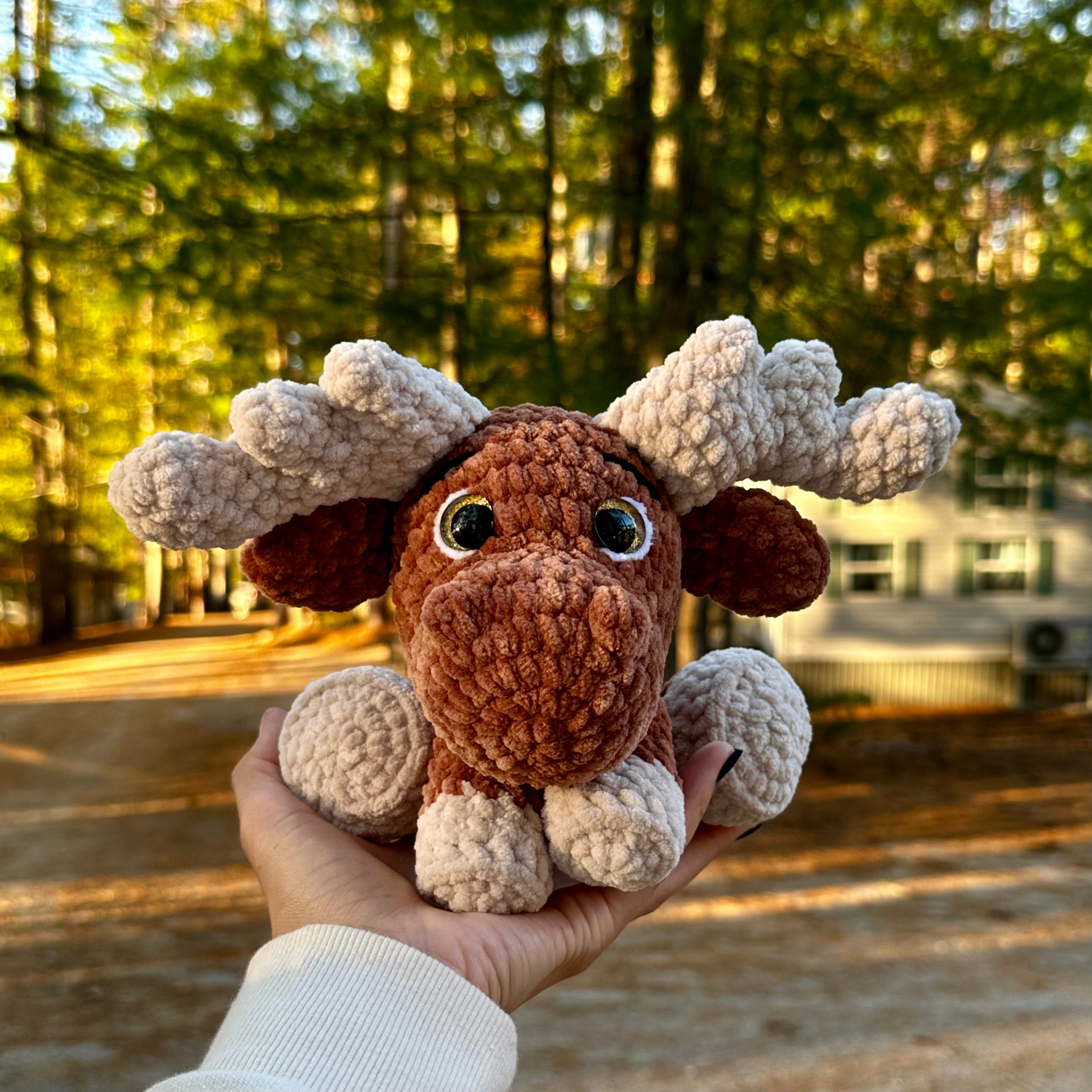 Melvin the Moose Amigurumi Plush
