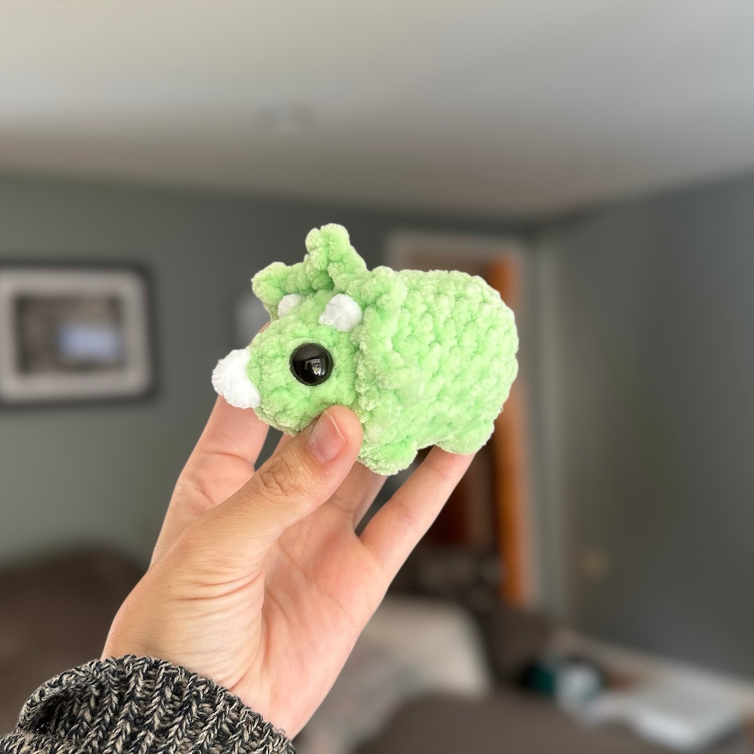 Triceratops Amigurumi Plush