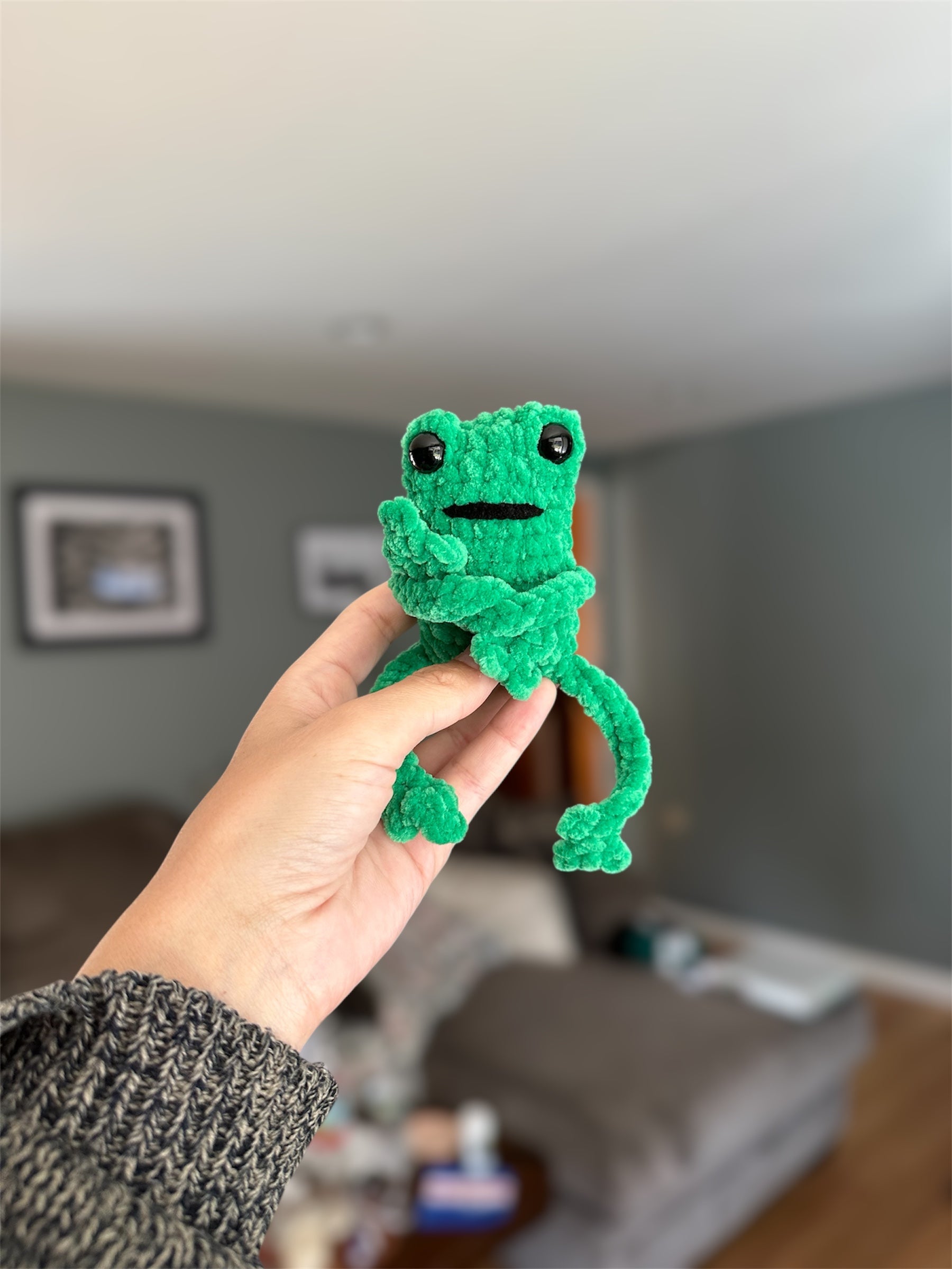 Leggy Froggy Amigurumi Plush