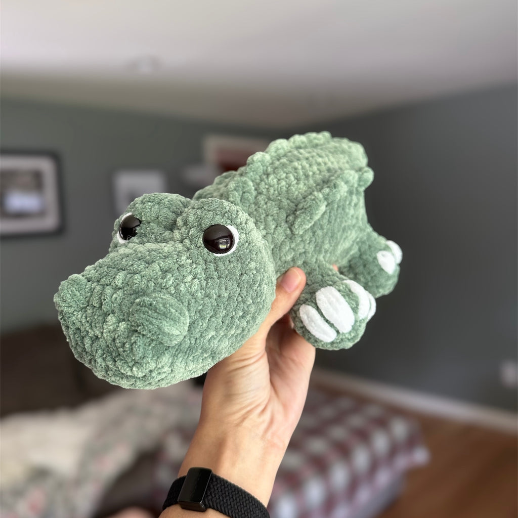 Ace the Alligator Amigurumi Plush