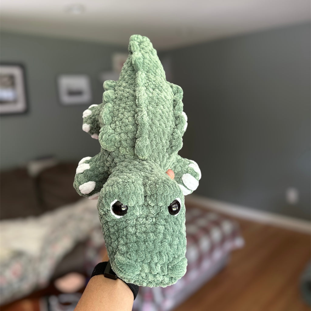 Ace the Alligator Amigurumi Plush