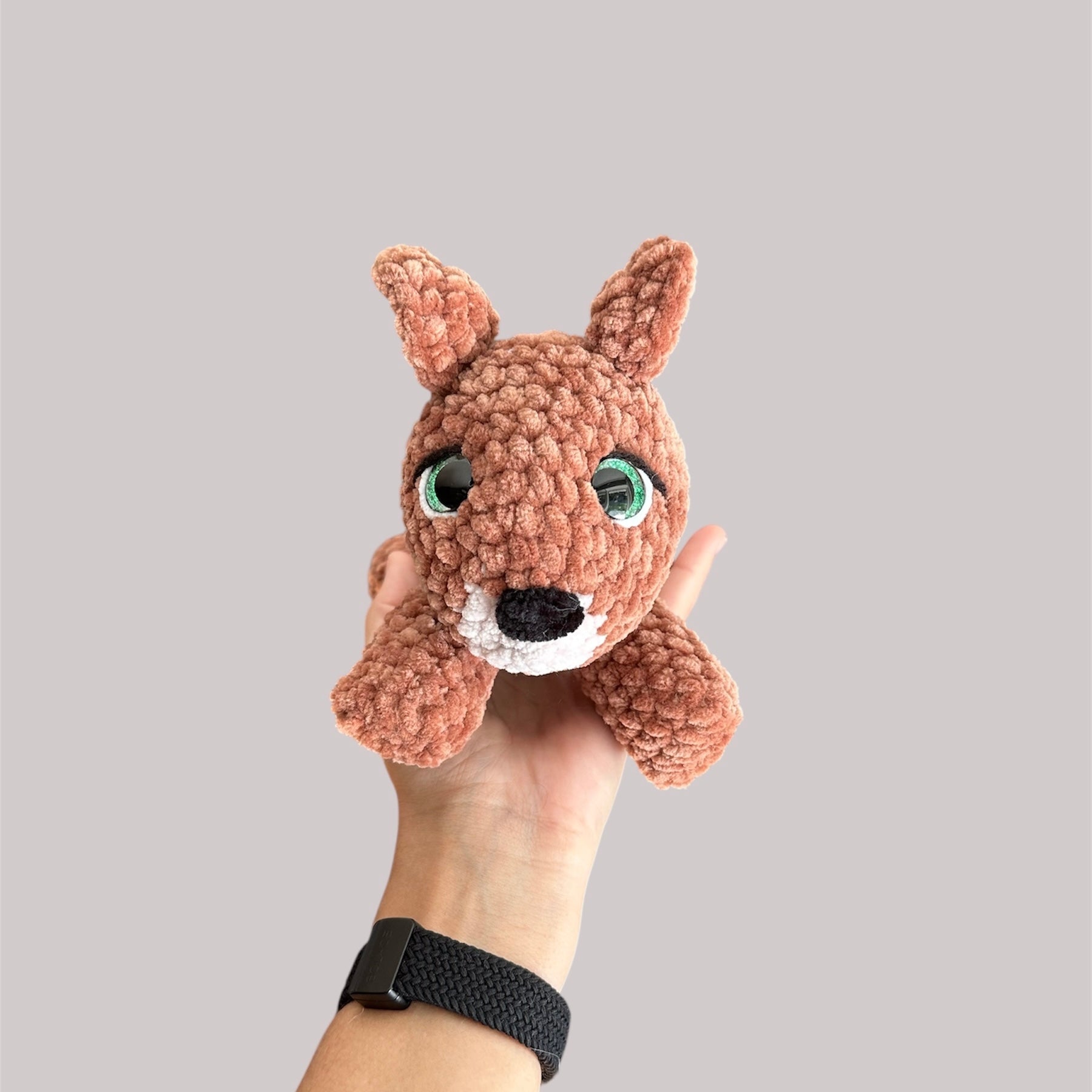 Squeak the Squirrel Amigurumi Plush