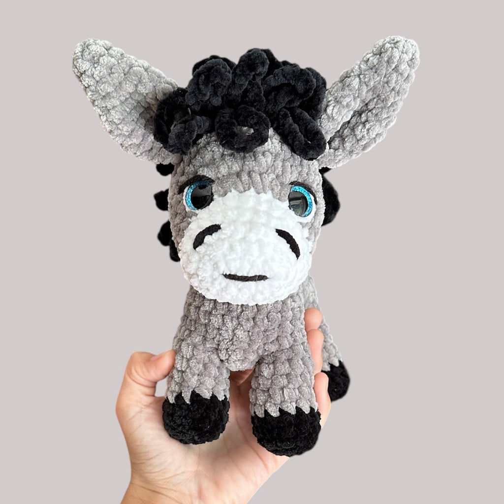 Standing Donkey Amigurumi Plush