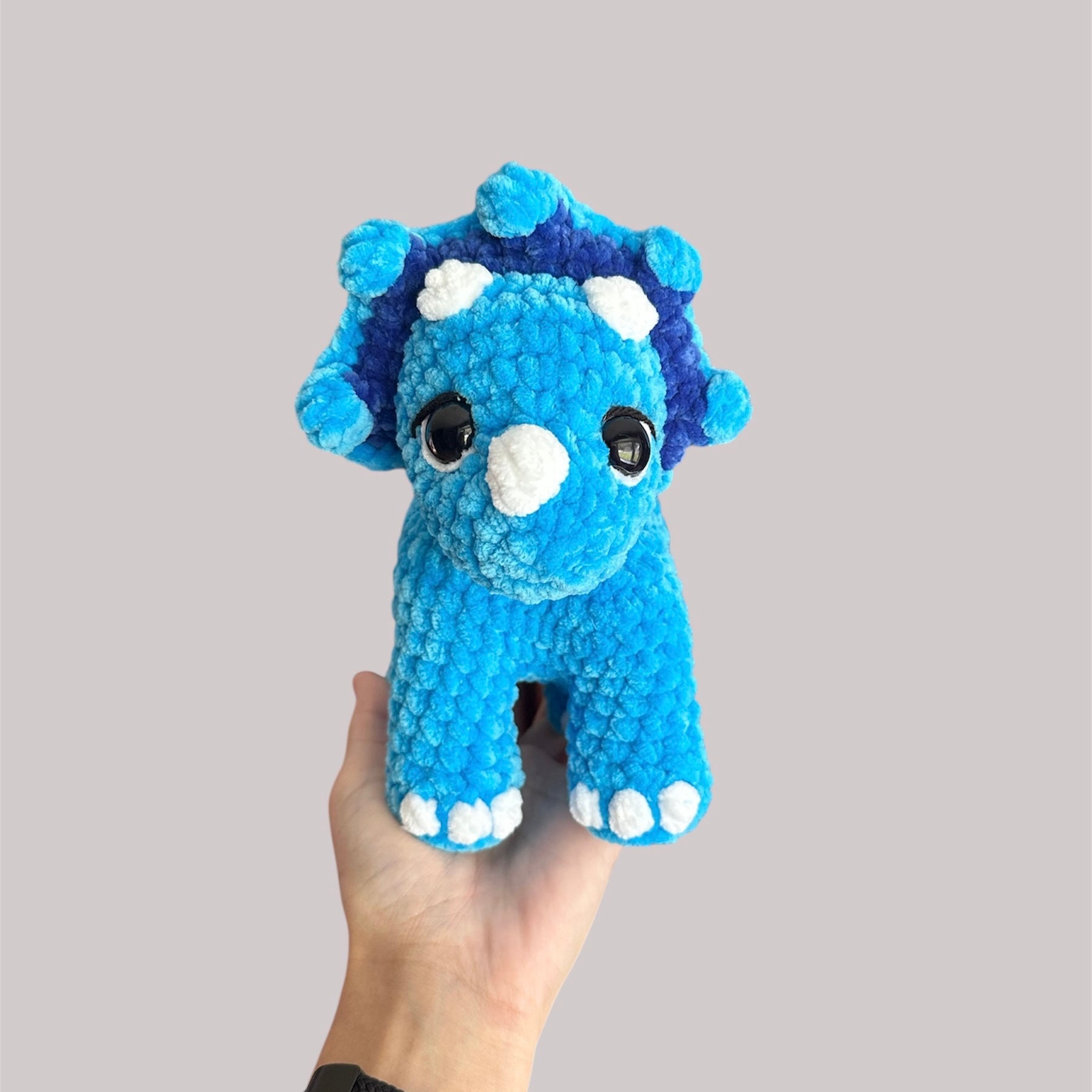 Triceratops Amigurumi Plush